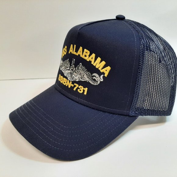 US Navy USS Alabama SSBN-731 Hat Embroidered Baseb - Picture 2 of 4